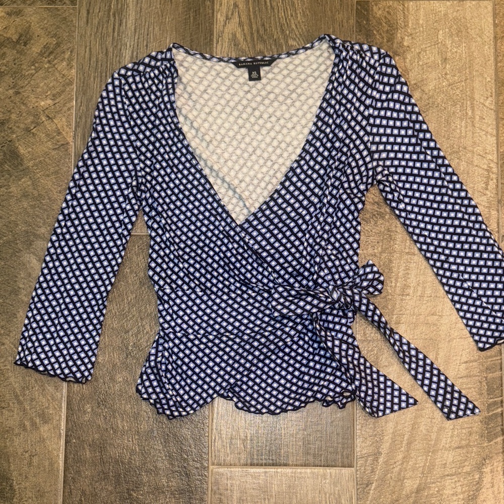 Banana Republic Wrap Blouse